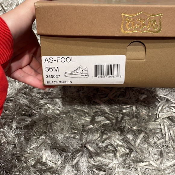 Ash platform sneakers - black with blue/green metallic star/detailing - Picture 5 of 5